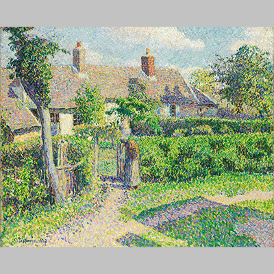 Pissarro Maisons de paysans 1887