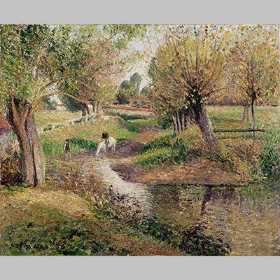 Pissarro L Abreuvoir, Éragny