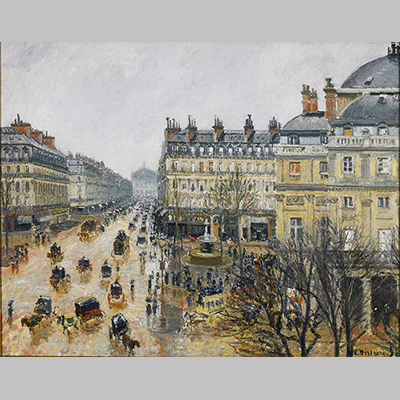 Pissarro Place du Theatre Francais