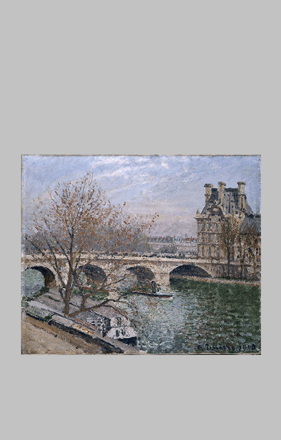 Pissarro The Pont Royal and the Pavillion de Flore tb