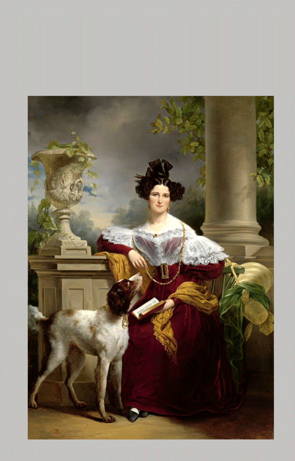 Portrait of Alida Christina Assink Jan Adam Kruseman 1833 1