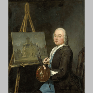 Portrait of Jan ten Compe, Painter and Art Dealer in Amsterdam, Tibout Regters, 1751