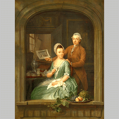 Portrait of Robert Muys and his Wife Maria Nozeman Nicolaes Muys 1778
