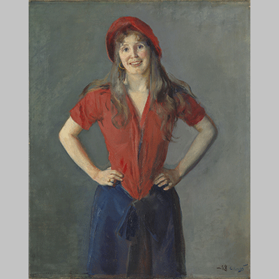 Portrait of the Painter Oda Krohg b. Lasson