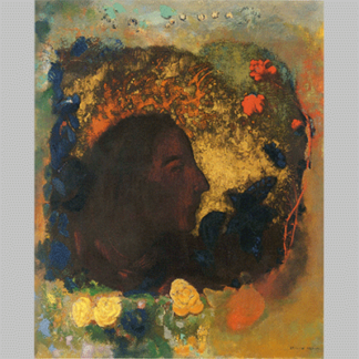 Odilon Redon - Portrait of Gauguin