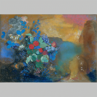 Redon Ophelia among the Flowers