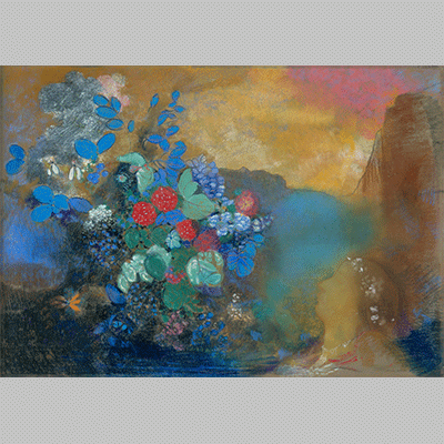 Redon Ophelia among the Flowers