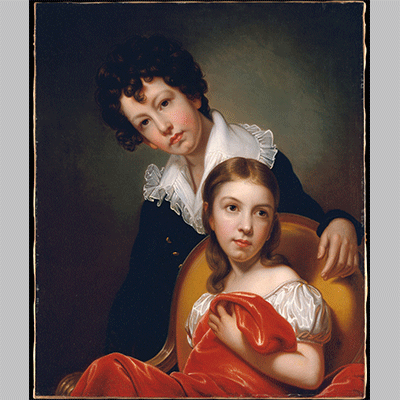 Rembrandt Peale Michael Angelo and Emma Clara Peale