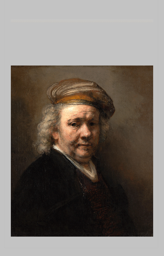 Rembrandt Self Portrait 1669 1