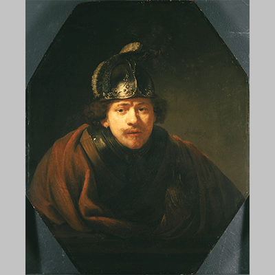 Rembrandt Self Portrait with a Helmet 1634