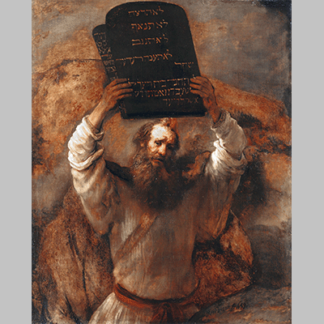 Rembrandt Moses with the Ten Commandments