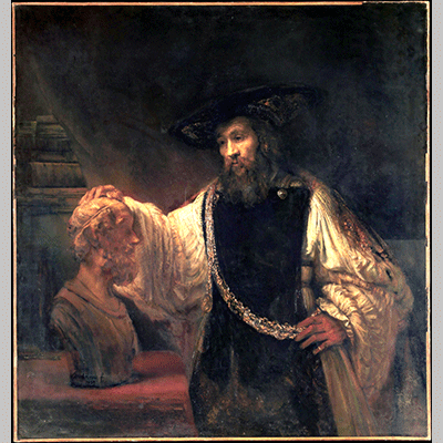 Rembrandt Aristotle with a Bust of Homer 1655