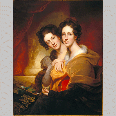 Rembrandt Peale The Sisters Eleanor and Rosalba Peale
