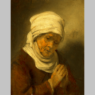 Rembrandt Praying Woman