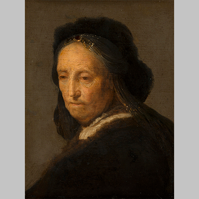 Rembrandt Study of an Old Woman