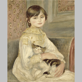 Renoir - Julie Manet with cat