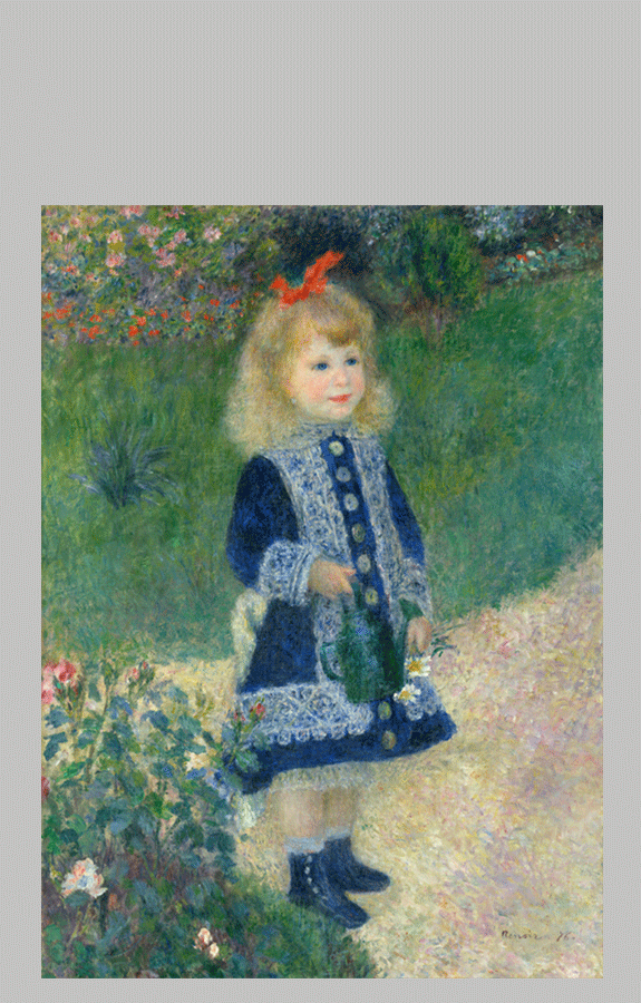 Renoir A Girl with a Watering Can