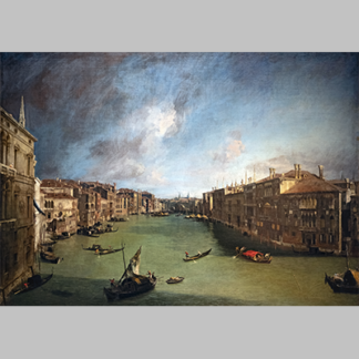 Canaletto - Canal Grande da Palazzo Balbi a Rialto