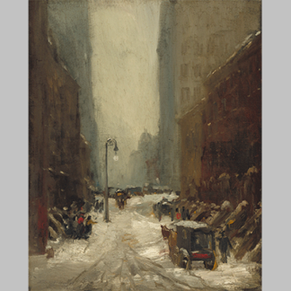 Robert Henri snow in new york