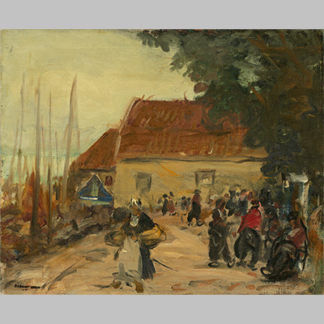 Robert Henri volendam street scene