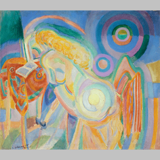 Robert Delaunay - Femme Nue Lisant