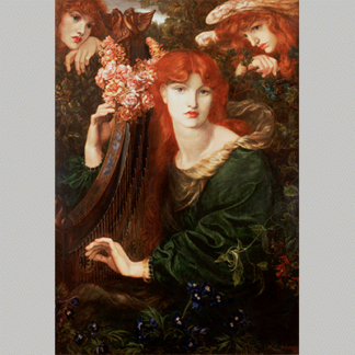 Rossetti La Ghirlandata