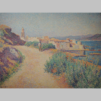 Maximilien Luce - Saint Tropez. La Route du Cimetiere