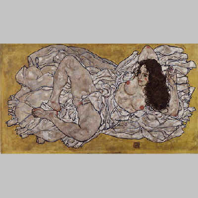 Egon Schiele - Reclining Woman