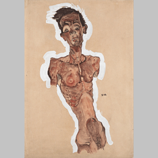 Schiele Nude Self Portrait 2