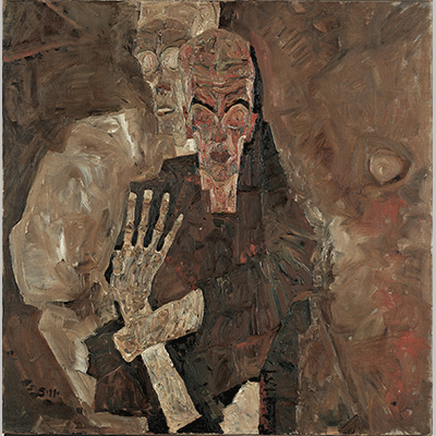 Schiele Self Seer II Death and Man
