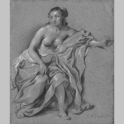 Seated Female Nude Govert Flinck 1647