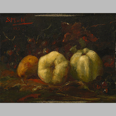 Sientje Mesdag van Houten Stilleven met appels en druiven