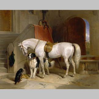 Sir Edwin Henry Landseer Favourites the Property of H.R.H. Prince George of Cambridge