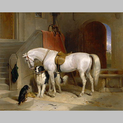 Sir Edwin Henry Landseer Favourites the Property of H.R.H. Prince George of Cambridge