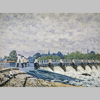 Sisley - Molesey Weir, Hampton Court