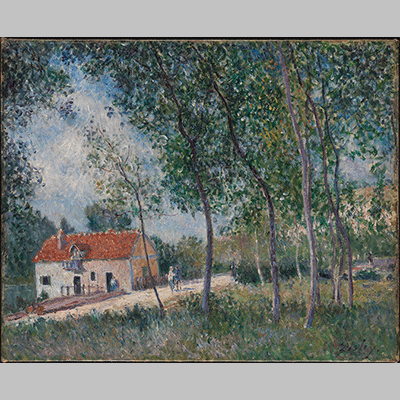 Sisley The Road from Moret to Saint Mammes