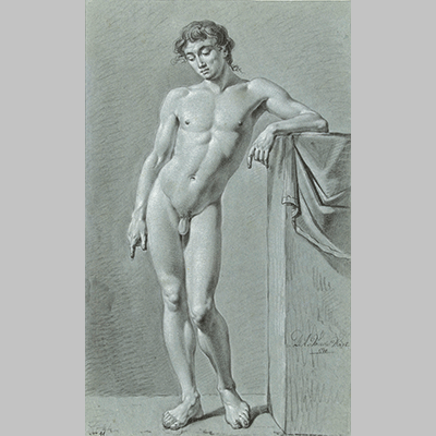 Derk van de Wart - Standing Male Nude (1788)