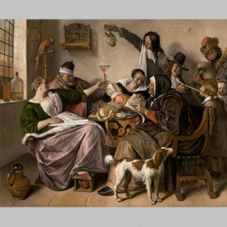 Jan Steen - As the Old Sing So Pipe the Young