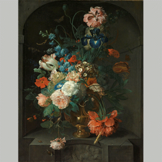 Still Life with Flowers Coenraet Roepel 1721