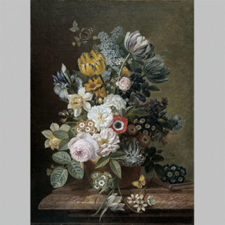 Still Life with Flowers Eelke Jelles Eelkema 1815 1839