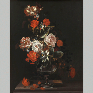 Still Life with Flowers Jacob Campo Weyerman 1700 1720