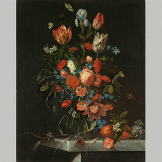 Still Life with Flowers Ottmar Elliger I 1673
