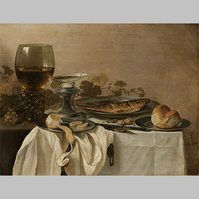 Still Life with a Fish Pieter Claesz. 1647