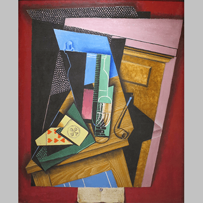 Juan Gris - Still Life with a Poem