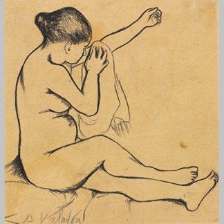 Suzanne Valadon - Seated Female Nude