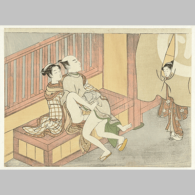 Suzuki Harunobu Caught in the Act