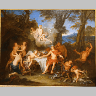 The Alliance of Bacchus and Cupid, by Antoine Coypel