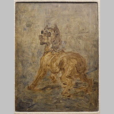 Henri de Toulouse Lautrec - The Dog c. 1880