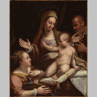 The Holy Family with Saint Catherine of Alexandria