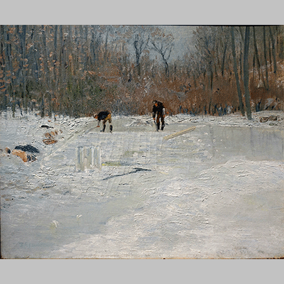 Julian Alden Weir -The Ice Cutters 1895